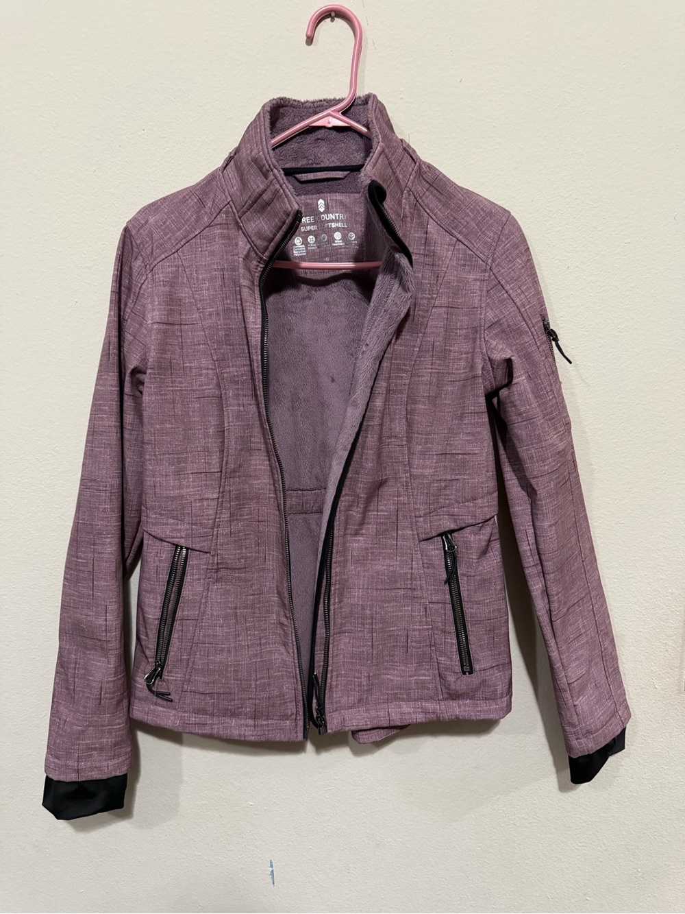 Free Country Mauve Utility Softshell Jacket